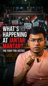 Students need a Solution🥲 Not La*hi Charge💔
#jantarmantar