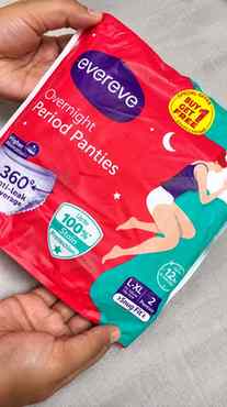 Periods ke dino mein ab worry-free neend! 🌙✨
EverEve Overni