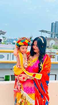 My lil Krishnaa❤️🧿
Outfit by - @taraascouture_
.
.
.
.
#f