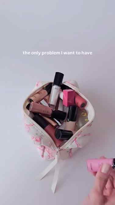The only problem I want to have: too much makeup to fit in o