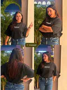 in love with these baggy t-shirts from @theknewed ✨
Shall I