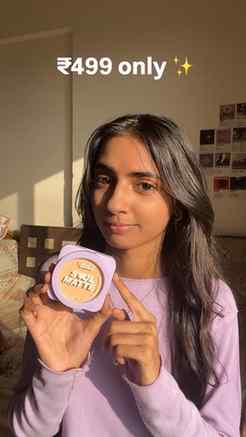 POV: you finally found a compact that gives soft matte skin