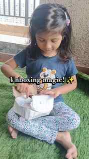 Turning unboxing moments into creative play! 🌸
Watch Yuvi