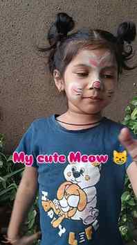 My cute Meow 💓💓
#viralreels #foryou #trending #kidsmakeo