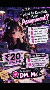 Want to complete your assignment without the stress? 😭📚
I’