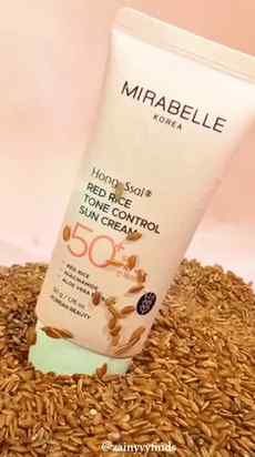 Elevate your sun-protection game with Mirabelle Red Rice Sun