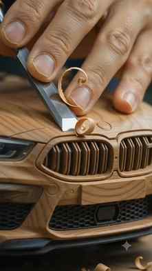 Wooden BMW peice #fyp #bmw #wooden #viral