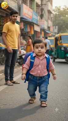 Bag latka hua hai... padhne ja raha hoon! 😂📚 Lekin is chho