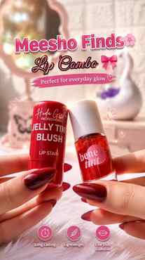 2 lip tints, 2 vibes, 1 affordable combo under 200 rs from M