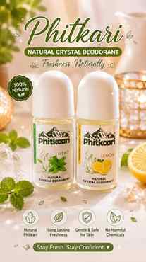 ✨ Freshness that feels natural! 🌿🍋

Switched to a natural 