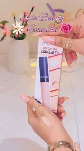 ✨ Conceal, blend & glow! 💕 Swiss Beauty concealer = smooth 
